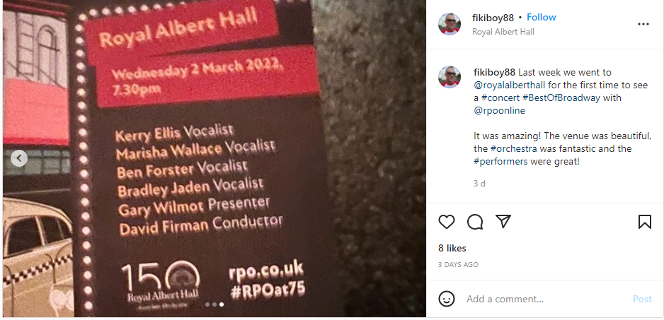 BoB Instagram reaction